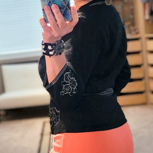 Bejeweled lil crop jacket - Picture 6 of 14